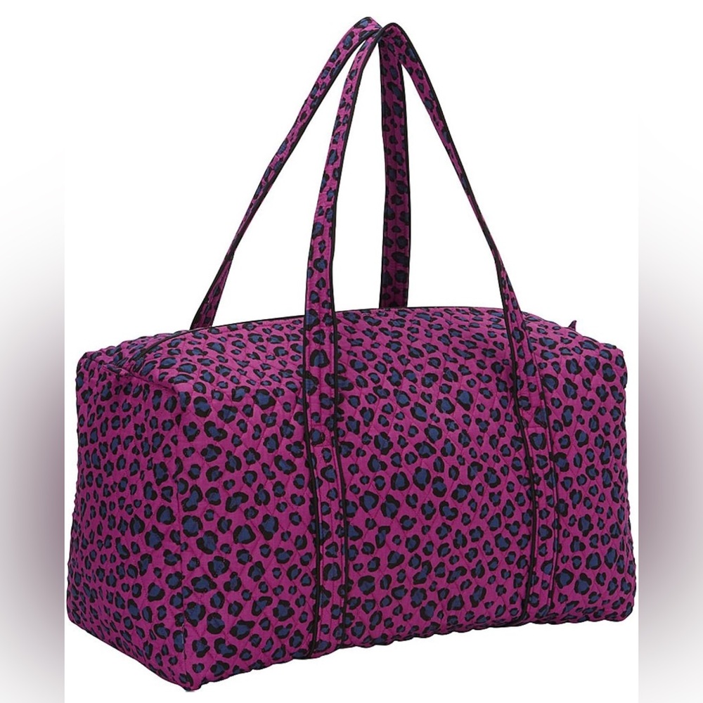 Vera Bradley Womens Large Duffel Zebra One Size - Picture 3 of 8